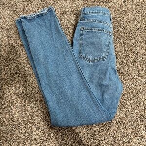 Abercrombie and Fitch Ultra High Rise 90s Straight Jeans
